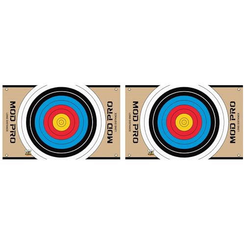 Morrell Jacket MOD Pro, Velcro Polypropylene Target Face/Wrap for Compound and Traditional Bows, Durable and Reliable, 2 Pack, Tan