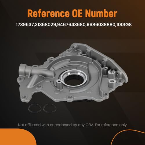 Bomba de aceite de motor de aluminio con flujo óptimo para Citroën C4 Spacetourer 2
