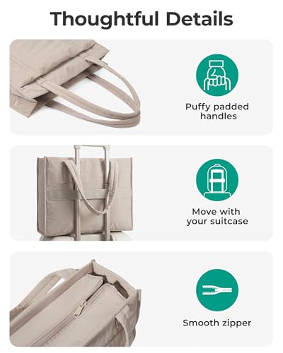 BAGSMART 2-Piece Puffy Tote Set
