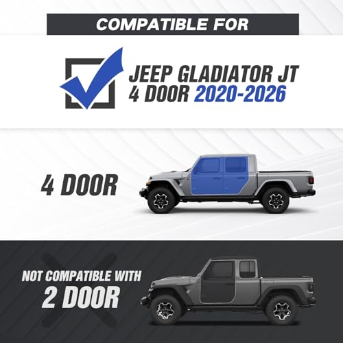 Estribos para Jeep Gladiator JT 2020-2026 Acero miniatura 2