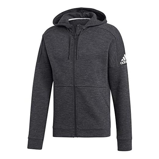 adidas ID Stadium FZ Sudadera, Hombre, Multicolor (Negro/grisei), S