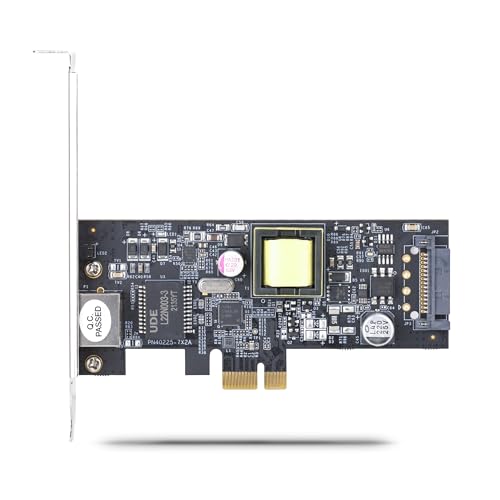Image of StarTech.com 1-Port 2.5Gbps NBASE-T PoE Network Card, Intel I225-V, 802.3af /at PoE+ Multi-Gigabit NIC, PCI Express Server LAN Card, SATA Powered Desktop Ethernet Interface (PR12GIP-NETWORK-CARD)
