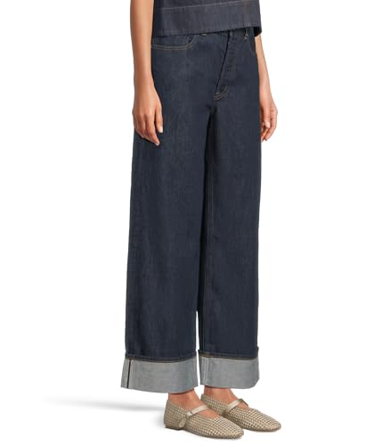 Madewell Women's Low Slung Baggy Cuff in Rinse Wash2