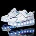 Imagen de Zapatos con Ruedas Zapatillas con Dos Ruedas para niños y niña Led Luces Zapatillas con Ruedas Se Puede Bambas con Ruedas Carga con USB Automática Calzado de Skateboarding