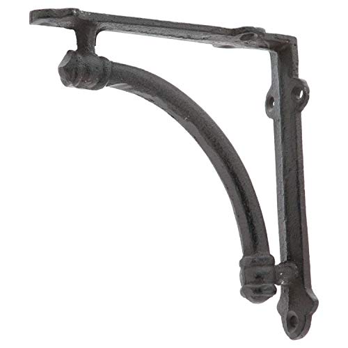 ベストコ(Bestco) ブラケット アンティーク デコレーション NE-190 アーチ 幅14cm ブラウン