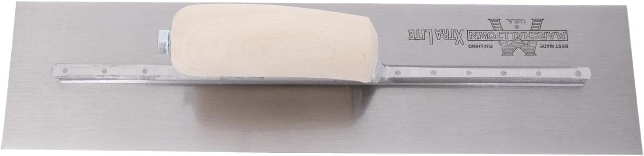 Concrete Finishing Trowel 16 X 4 Curved Wood Handle