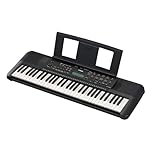 Yamaha PSR-E283 Clavier d'initiation compact, 410 sonorités d'instruments, 150 styles d'accompagnement et 122 morceaux, 2 cours en ligne avec le professeur de l'école de musique Yamaha Music School