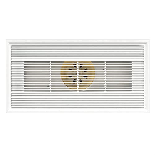 Ventilador de extracción para techo, de baja ruido, para cocina y baño, color blanco, dimensiones 60 x 30 x 9 cm miniatura 1