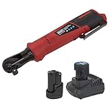 El paquete incluye: Sealey CP1209KIT - Llave cuadrada de trinquete inalámbrica de iones de litio, 1/2 pulgada (1,27 cm), 12 V, 2 baterías