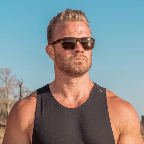 DUCO Polarized Sunglasses for Men and Women Matte Finish Blocking Stylish Design for Driving and Outdoor Activities 63022