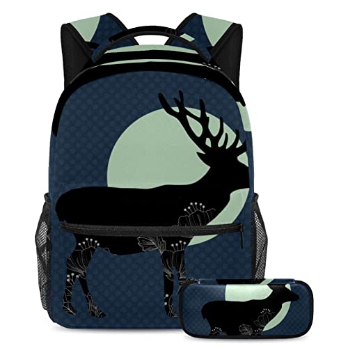 Sac à dos camouflage anti-panne d'espace avec sa trousse assortie pour ados organisés