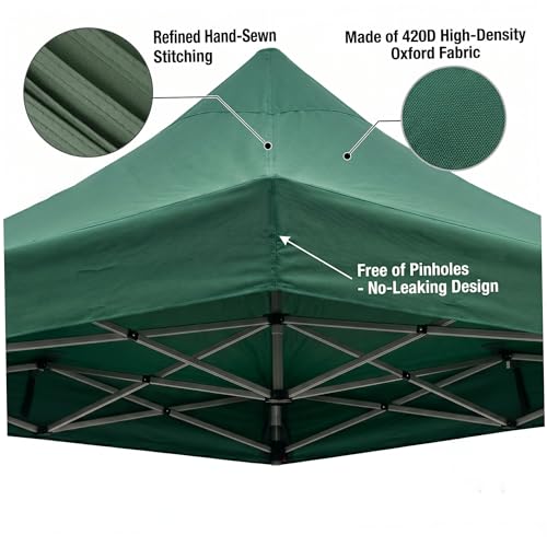 Toldo de repuesto para cenador impermeable con lona Oxford 420D 6