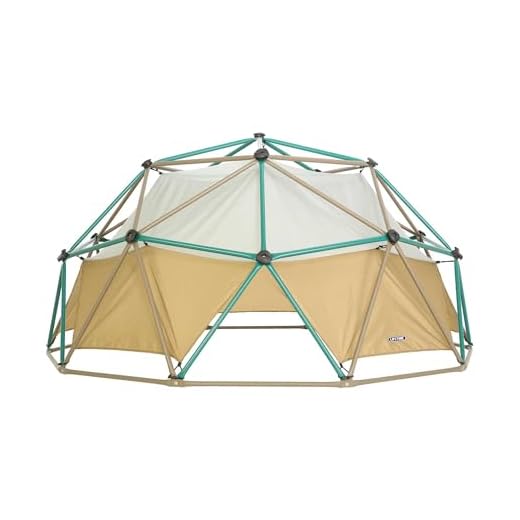 Lifetime Geometric Dome Climber with Attachable Canopy, Earth Tone, 10' Wide x 5' High, 60-Inch (90612)