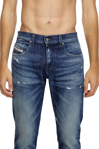 Image of Diesel Mens 2019 D-strukt | Medium waist slim fit with stretch denim comfort