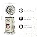 Lily's Home Old Fashioned Route 66 Gas Pump Mantle Clock, Silent-Non-Ticking with Quartz Movement, Makes an Ideal Gift for Antique Sign Collectors, White (13 1/2