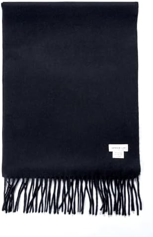 JENNIE LIU Women's 100% Pure Cashmere Scarf 75x12 Cashmere Scarves for Women