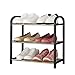 Laluky Étagère à chaussures à 3 niveaux, meuble de rangement à chaussures, assemblage rapide, organiseur de chaussures avec tuyau en acier galvanisé pour hôtel, maison, porche (taille : type A)