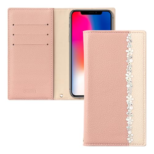 COVERARY �݊��i/���� iPhone 13 mini �p �P�[�X �蒠�^ �V���v�� ������� �t�����[ ���� �X�g�[�� �t���[�� �f�R �X�N�G�A �o�C�J���[ [���C�g�s���N] �g�уP�[�X 100063184