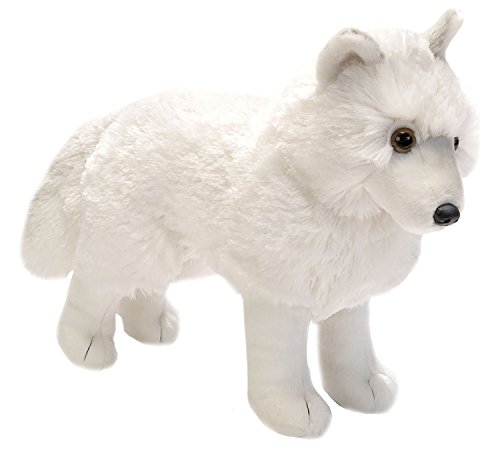 Wild Republic Arctic Wolf Plush, Stuffed Animal, Plush Toy, Gifts for Kids, Cuddlekins 12