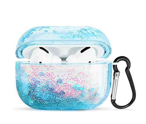 Protection AirPods 3 anti-rayure avec étui transparent rigide et liquide amusant anti-stress