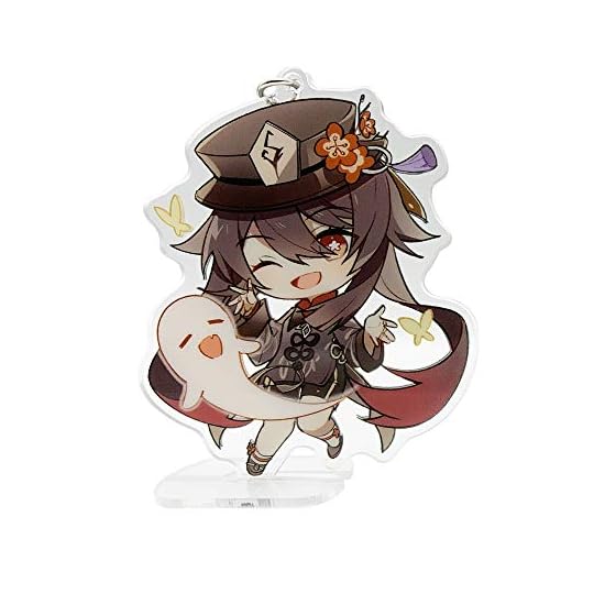 
                            YJacuing Genshin Impact Cute Acrylic Keychain Figure
                        