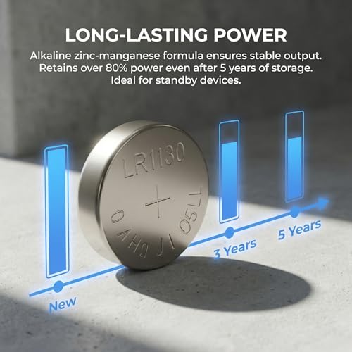 Pack 30 Pilas LR1130 AG10 LR54 1.5V Alcalinas Button miniatura 7