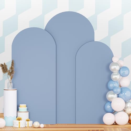 Juego de 3 Cubiertas para Arco en Azul Dusty miniatura 1