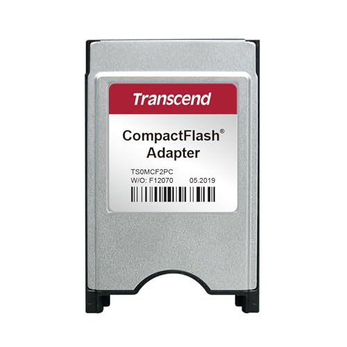 Transcend Adattatore PCMCIA CompactFlash, trasferimento dati ad alta velocità, plug & play - TS0MCF2PC