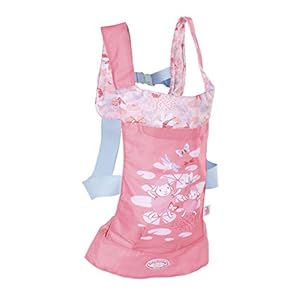 BABY born Baby Active Carrier – Doll Carrier Seat for BABY born – Can be worn on the front or back. Fits BABY born dolls…