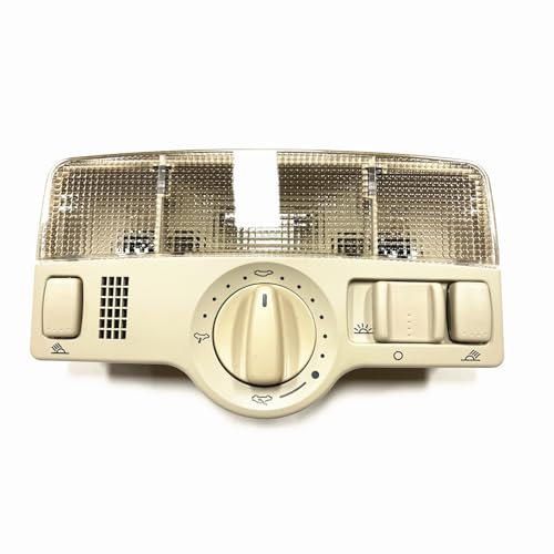 Plafón con interruptor para techo solar VW Passat B5 y Skoda Octavia beige