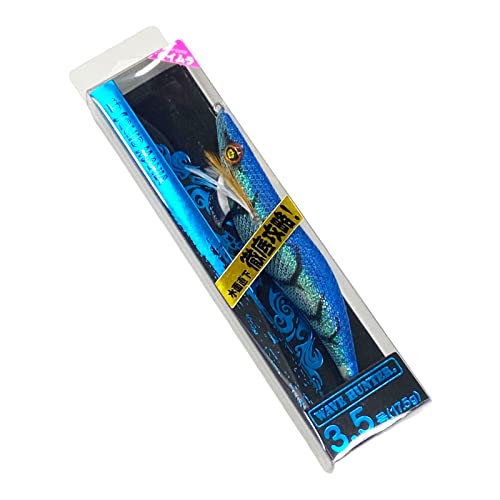 スクイッドマニア(SquidMania) エギ スクマニ WAVE HUNTER (ウェーブハンター) 3.5号 35.プラチナBLUE(UV)