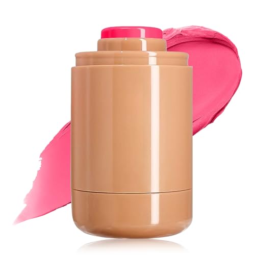 Pocket Blush Stick – Matt Liscio Intensive Color Crema Rouge Stick per guance e labbra – Finitura naturale e luminosa lungo indossando crema blush per donne ragazze (02 Juice Box, 1 pcs)