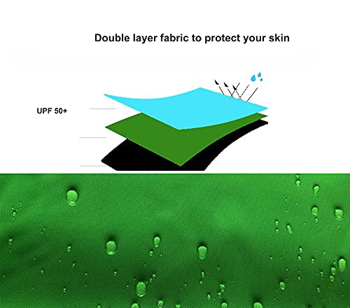 7.21ft Portable Beach Umbrella Sun Shade Umbrella with Sand Anchor & Tilt Mechanism Outdoor Umbrella Double-Layer Universal Reinforcement Waterproof and Sun Protection Can Be Used for rPatio Outdoor, Fishing, Picnics, Camping, Beaches, Parks