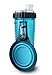 Dexas Popware for Pets Snack Duo Dual Chambered Hydration Bottle and Snack Container with Collapsible Pet Cup, Blue