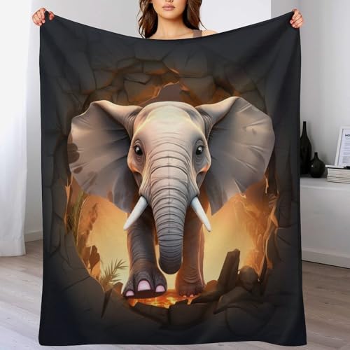 Manta cálida y acogedora de 100 x 130 cm para cama y sofá 2