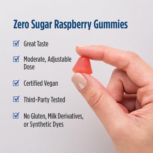 Nordic Naturals Melatonin Gummies, Sugar Free,1.5mg, Raspberry - 120 Count - image 4