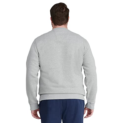 Izod Men's Big & Tall Big Advantage Performance Crewneck Fleece Pullover Sweatshirt, Camel Heather Solid, X-Large Tall #TOP1