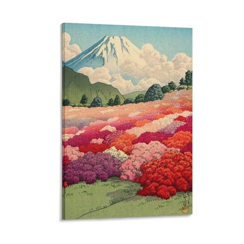 川瀬巴水『富士山(浮世絵)』ポスター ホーム装飾 アートパネル 壁アート 現代壁掛け 絵画 版画 芸術作品 インテリア20x30inch(50x75cm)