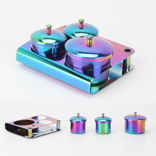 3 Piezas Equipos para Arte de Uñas Acero Inoxidable miniatura 7