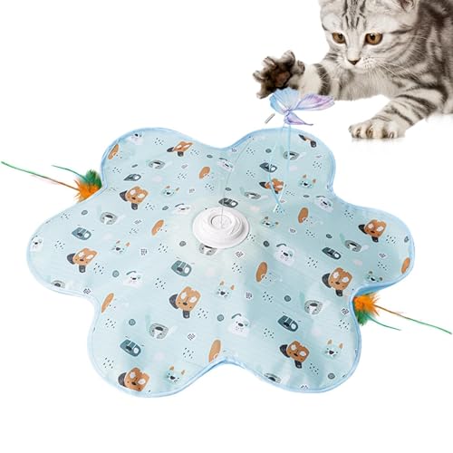 Jouet interactif pour chat papillon volant squeaky automatique exercice appartement maison - 2