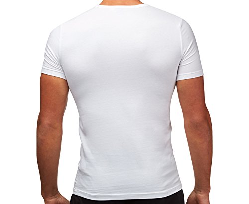 Boss Hugo Mens T-Shirt Rn 2P Co/El 10194356 01 Boxer Briefs, White, Large Us #TOP4