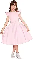 Vestido Infantil Godê Liso Rosa Festa Aniversário Casamento Luxo Formatura Eventos