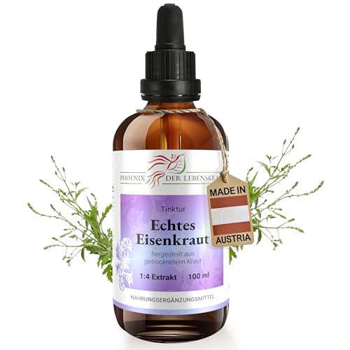 Echtes Eisenkraut Tinktur 100ml | Verbena officinalis Tropfen...