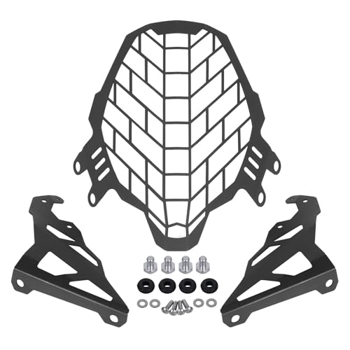 Grille phare moto V-Strom 1000 et DL650 Suzuki protection de phare noir
