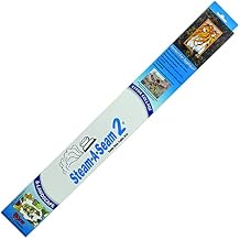 The Warm Company - Steam-A-Seam 2 Double Stick Fusible Web, 24" x 3 Yards, Permanent Fabric Adhesive for Quilting, Sewing & Applique