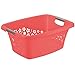 Produktbild Rotho Flowers Wäschekorb Kunststoff (PP), Coral, 25 L (50, 5 x 38, 3 x 21, 8 cm)
