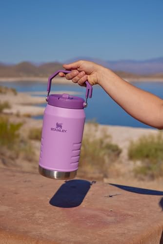 Image of Stanley IceFlow 2.0 Flip Straw Jug with Handle 40 oz | Twist On Lid and Flip Up Straw | Leakproof for Travel and Sports | Insulated Stainless Steel | BPA-Free | Frost