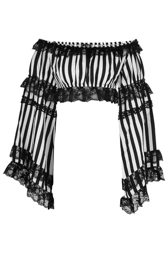 Daisy corsets Women's Bohemian, Black/White