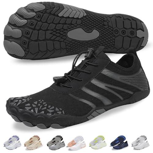 Image of Voyabarefoot Shoes for Women Men 2026 Upgrade Wide Toe Box Barefoot Hiking Sandals,Non-Slip Adjustable Water Shoes for Beach Walking Travel, Comfortable Slip On Walking Shoes