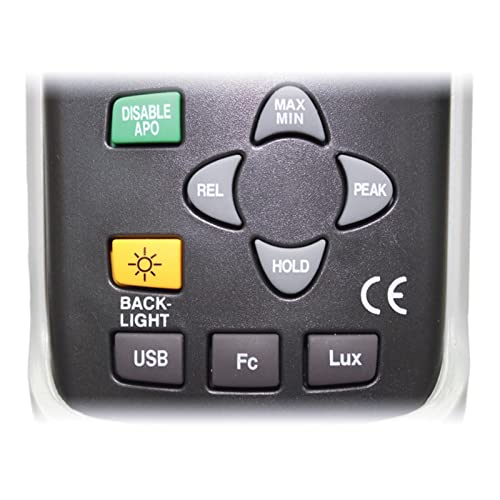 Luxmètre DT-1309 avec interface USB pour test de luminosité précis - 3